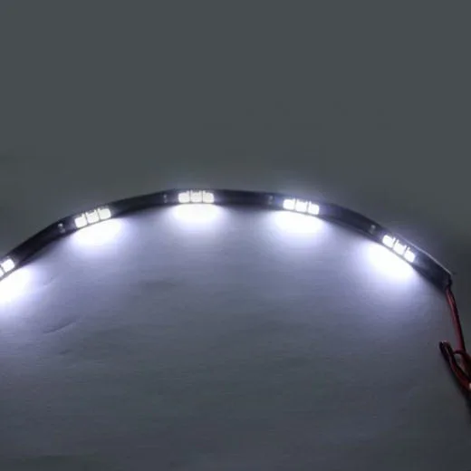 Автомобильный легкий водостойкий гибкий 15SMD автомобиль (белый) прочный 30 см 12 В в