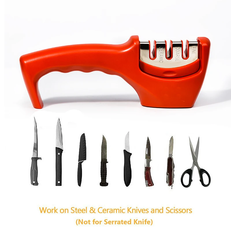 Профессиональный Ножи Алмазная точилка Нержавеющая сталь заточка Карбид