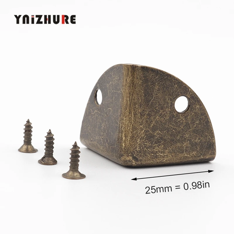 Античный стиль металла железный защитный чехол для углов усиленный декоративный