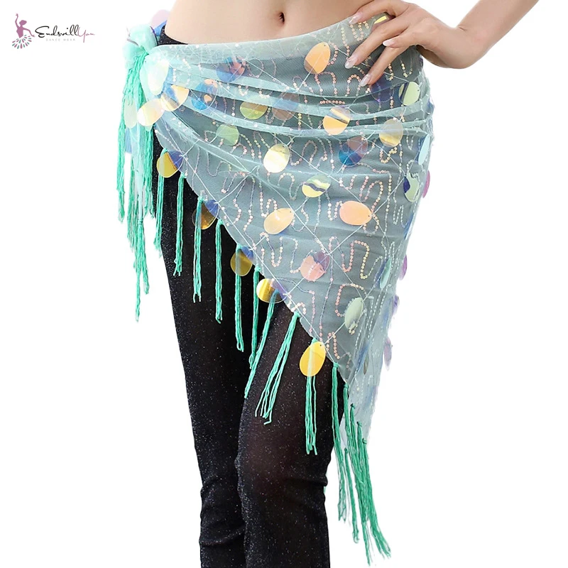 Новинка 2019 года танец живота одежда аксессуары сетки с длинной кисточкой