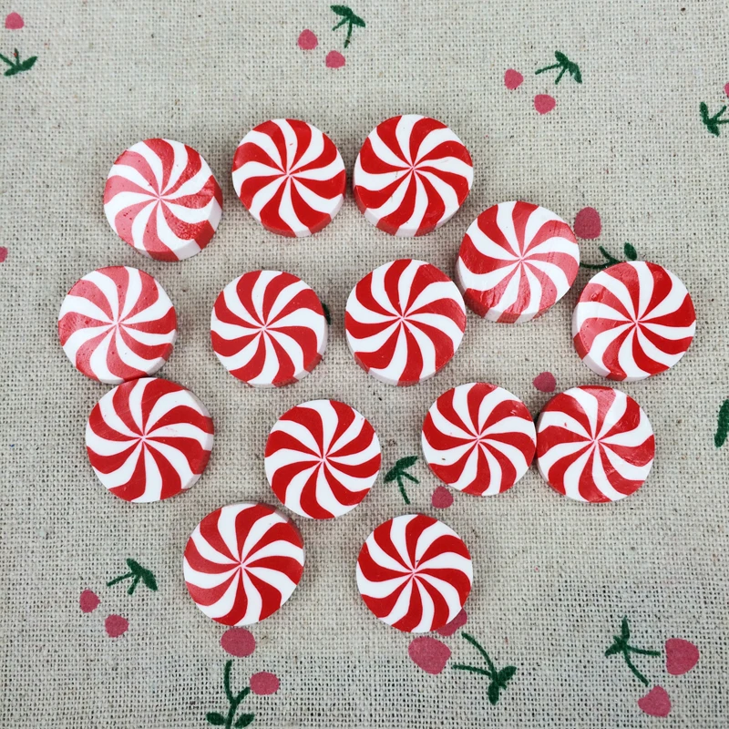 10 шт. разноцветная глина плоская спина кабошон Каваий для творчества украшение