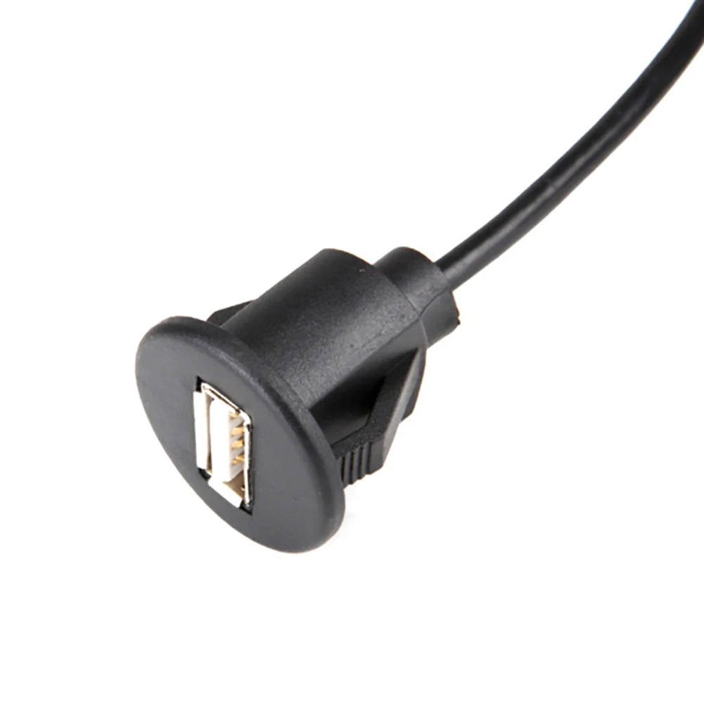 1/2 м Автомобильная приборная панель с креплением «папа» на гнездо USB 2,0 панель расширения кабеля