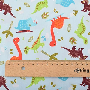 C 1 piece 50x160cm Chainho, 14 дизайнов серии динозавров, печатная саржевая хлопковая ткань, Лоскутная Одежда для шитья и стеганого шитья для детей и малышей - Цвет: C 1 piece 50x160cm