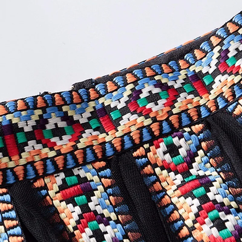 TWOTWINSTYLE сетчатая юбка вышивка принт пэтчворк молния высокая талия миди юбки для