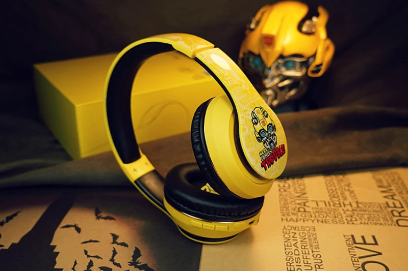 Новые Трансформеры Bumblebee Bluetooth Спортивная гарнитура autobot hornet желтые басы