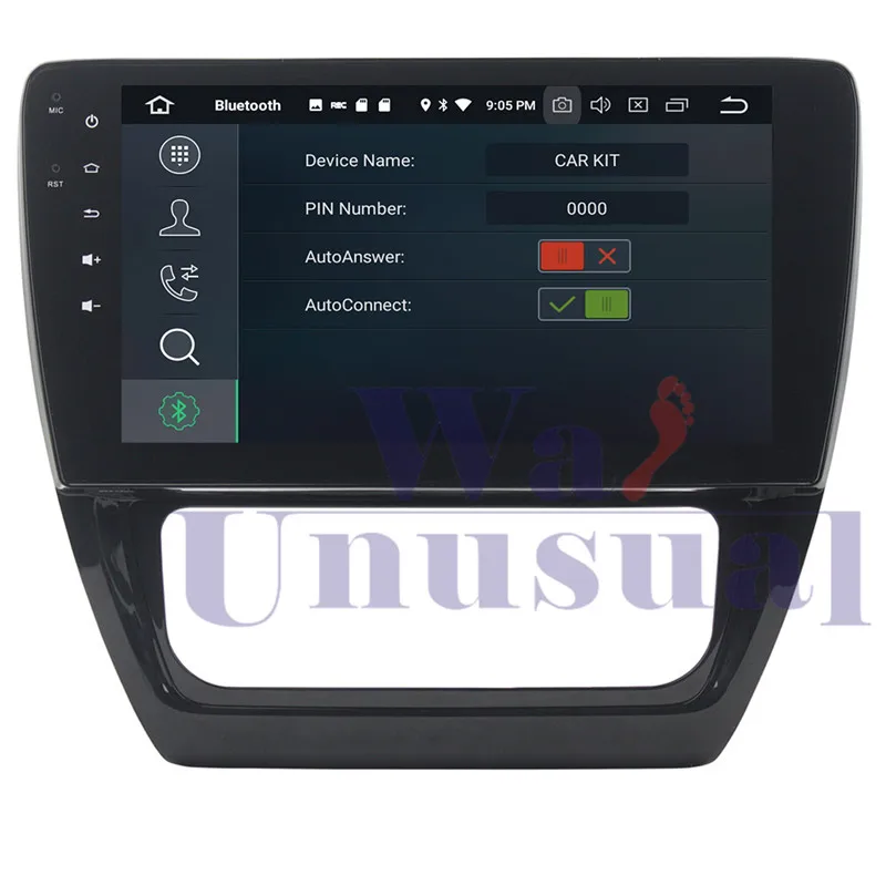 Wanuary 10 1 дюймов Android 9 0 Автомобильный GPS навигационный плеер для VW SAGITAR 2012 2013 2014 без