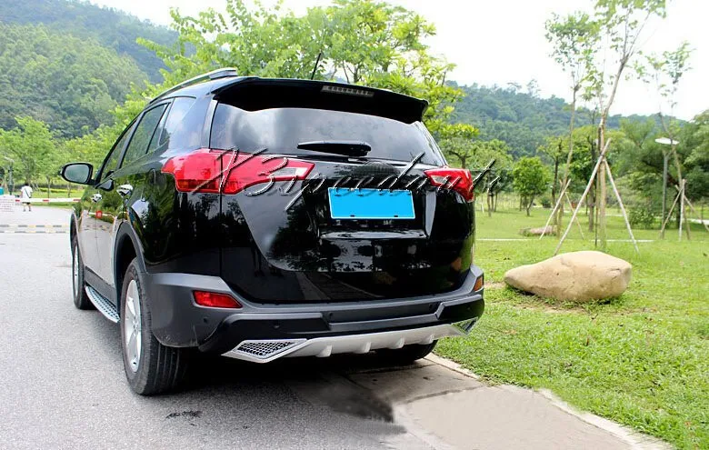 Передний+ Задний бампер протектор для Toyota Rav4 2013- высокое качество