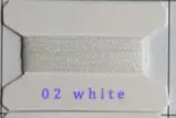 02 white Вышивка крестом Люминесцентная светящаяся нить светящаяся головка светится в темноте ночью, 1000 ярдов на бобину, 12 цветов - Цвет: 02 white