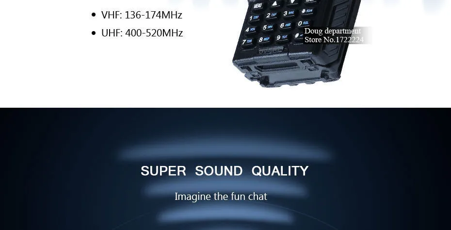 Портативная рация Baofeng UV-5RE Plus Двухдиапазонная двухсторонняя радио Pofung UV 5RE 5 Вт 128CH UHF/VHF двойной дисплей радио