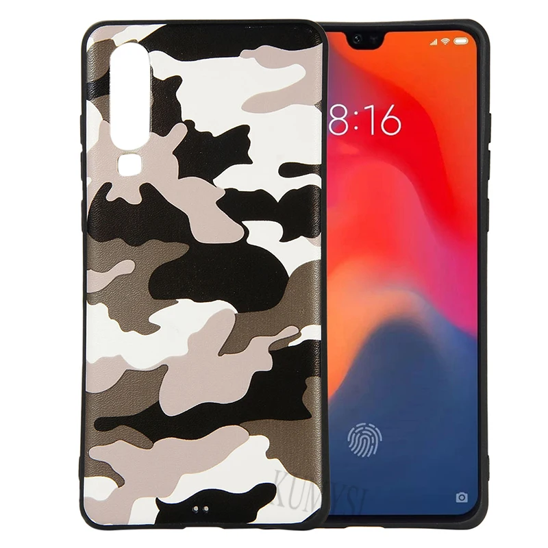 Камуфляжный чехол для huawei P30 P20 mate 20 Lite P Smart Plus Y6 Y7 Y9 Prime Honor 10i 20i 8X Nova 5i 5 Pro мягкий чехол