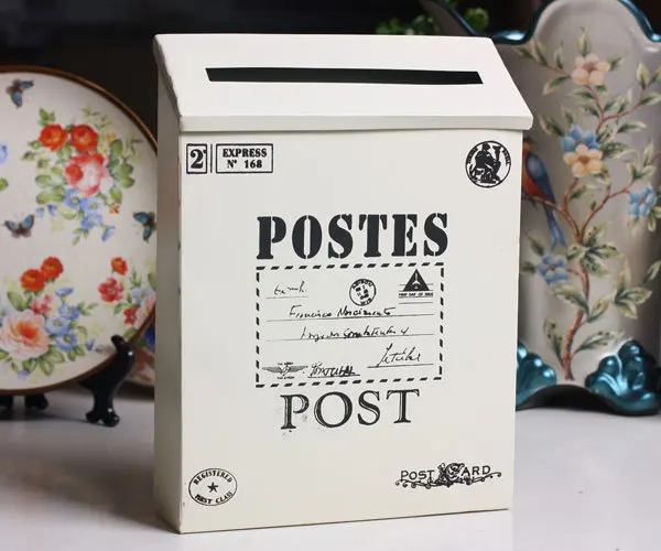 Новое поступление Деревенский металлический уличный почтовый ящик/коробки для