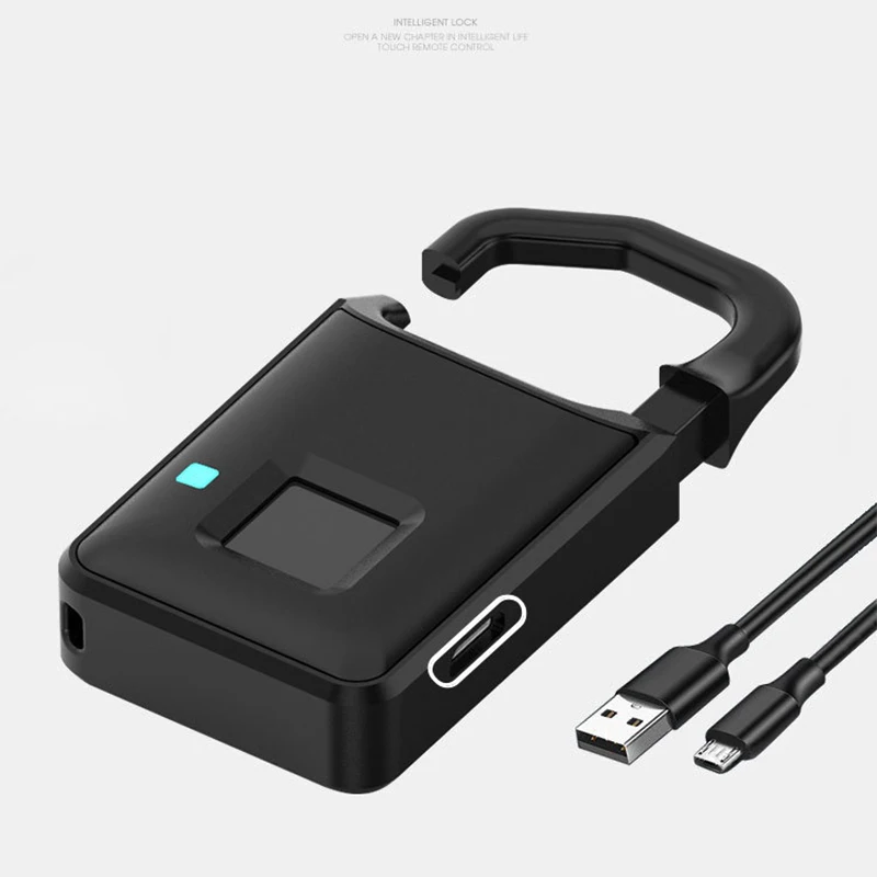 Навесной замок рюкзак отпечаток пальца Candado Smart Lock со сканером отпечатков пальцев