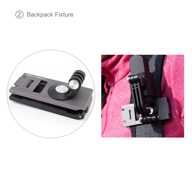 Серый PGYTECH DJI Osmo Карманный адаптер крепление аксессуары 10 типов на выбор держатель для телефона Зажим Штатив удлинитель для хранения сумка чехол - Цвет: Серый