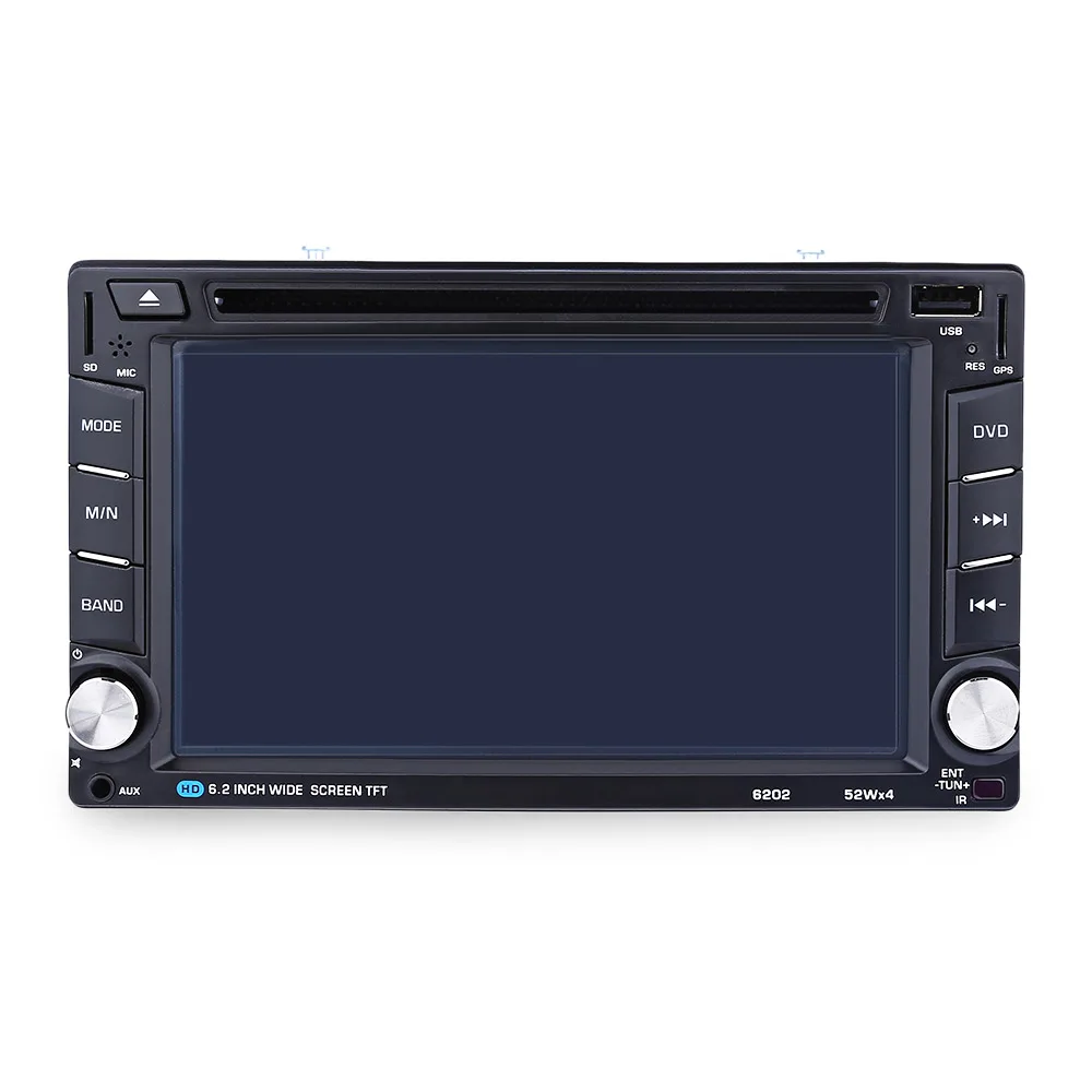 Универсальный 6 2 дюймов двойной Din автомобильный DVD видео плеер Bluetooth V3.0