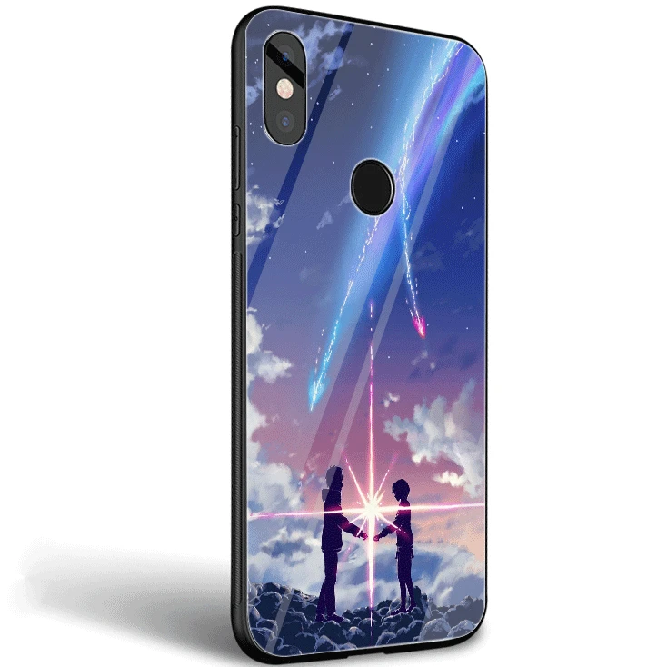 Cell Phone Case Glass Kanagawa Big Wave For Xiaomi Mi 8 Lite A1 A2 5X 6X 9 Redmi Note 5 6 7 Pro 6A 4X Pocophone F1 Cover | Мобильные