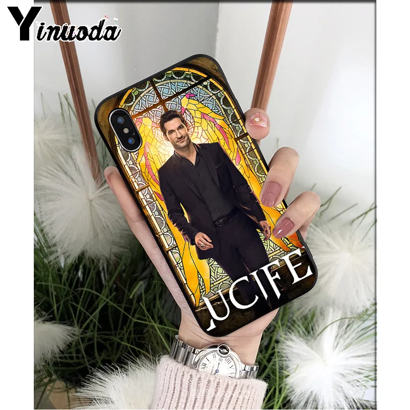 Yinuoda Американский ТВ-серии Lucifer ТПУ Мягкие аксессуары для телефона чехол iPhone 6S 6plus