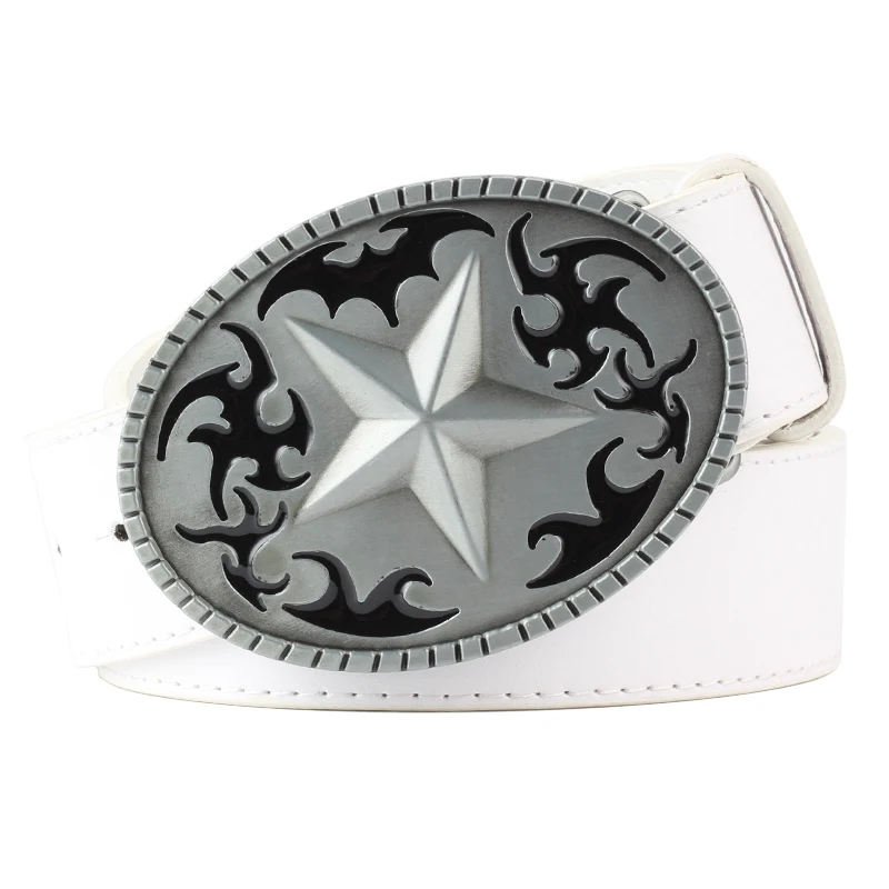 

Heavy Metal Cowboy Punk Belt Genuine Leather Hip Hop Belts For Men Cross Rivet Jeans belt male Strap Ceinture Homme PT93