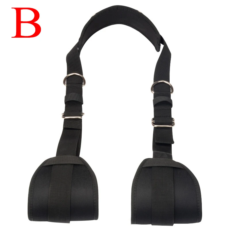 Портативный слинг на бедрах с открытой позицией БДСМ бондаж наручники шея пояс