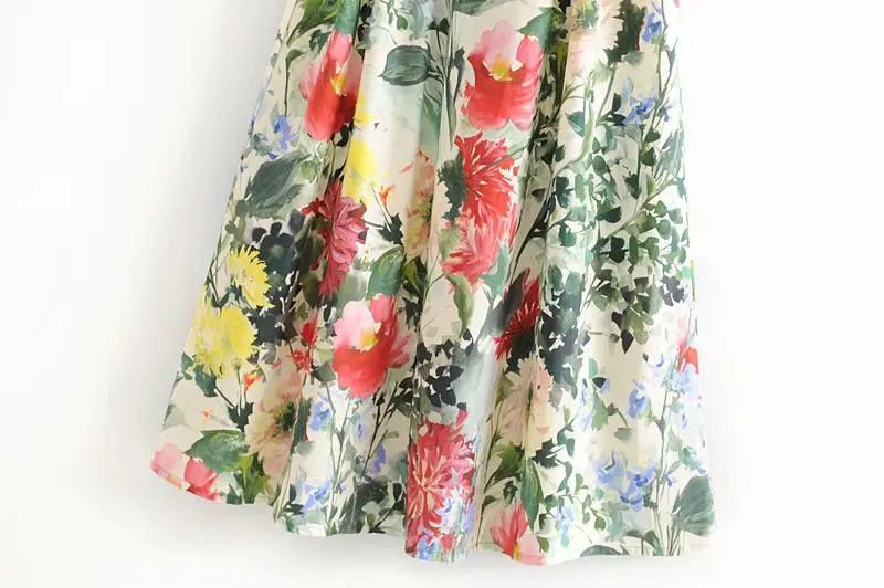 Летнее платье 2019 женская одежда Повседневное с коротким рукавом Макси принтом