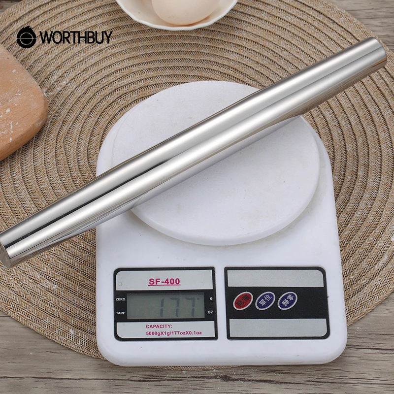 WORTHBUY 304 нержавеющая сталь Скалка Fondant Торт Инструменты для выпечки полые