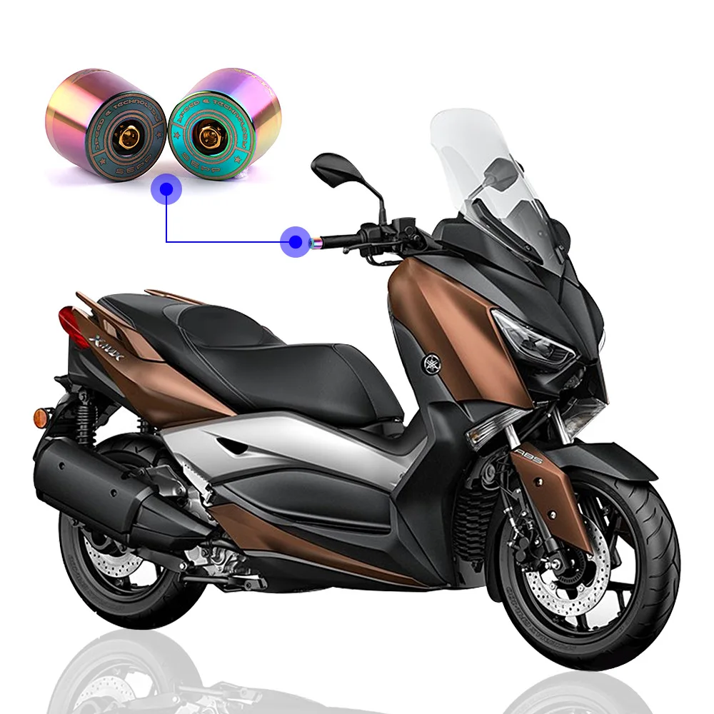Руль мотоцикла Ручка Бар Конец вес шапки для YAMAHA XMAX 300 XMAX300 2017 2018|Ручки мотоциклов|