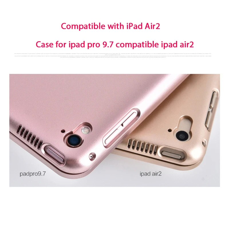 Беспроводной Bluetooth клавиатура чехол Чехол для iPad 9,7 5th 6th поколения IPad Air 1 2 5 6 iPad Pro 9,7 складной ноутбук дизайн