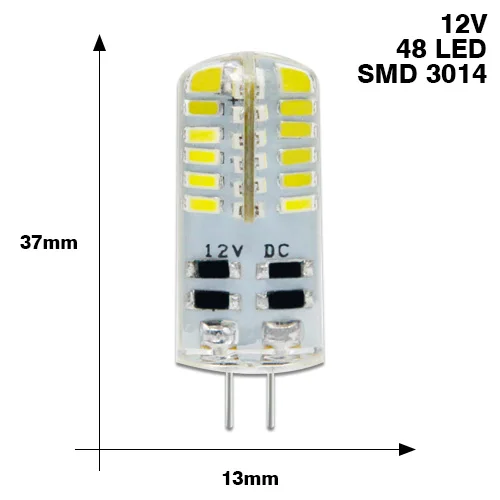 G4 12V 3014 48L 6 шт. лампада светодиодный G4 Лампа 220V 1 Вт 3 Вт AC/DC 12V G4 светодиодный лампы SMD3014 2835 24 48 64 104L заменить 10 Вт 30 Вт галогенная лампа светильник 360 Угол луча - Испускаемый цвет: G4 12V 3014 48L
