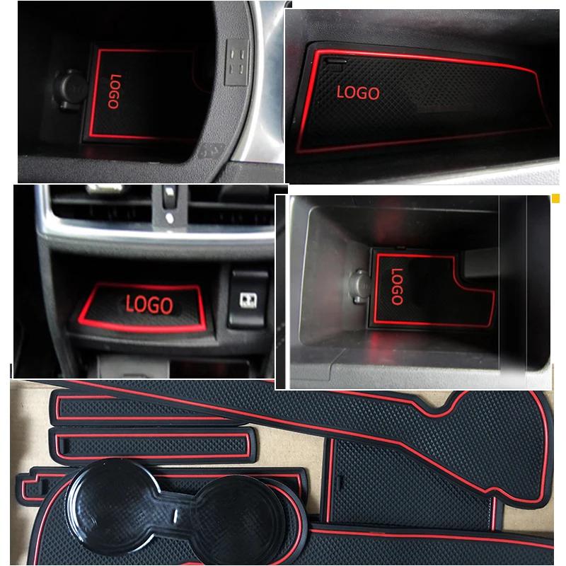 Нескользящий Резиновый коврик для кружки с прорезями Infiniti Q50 QX30 QX50 QX56 QX80 JX35 QX60