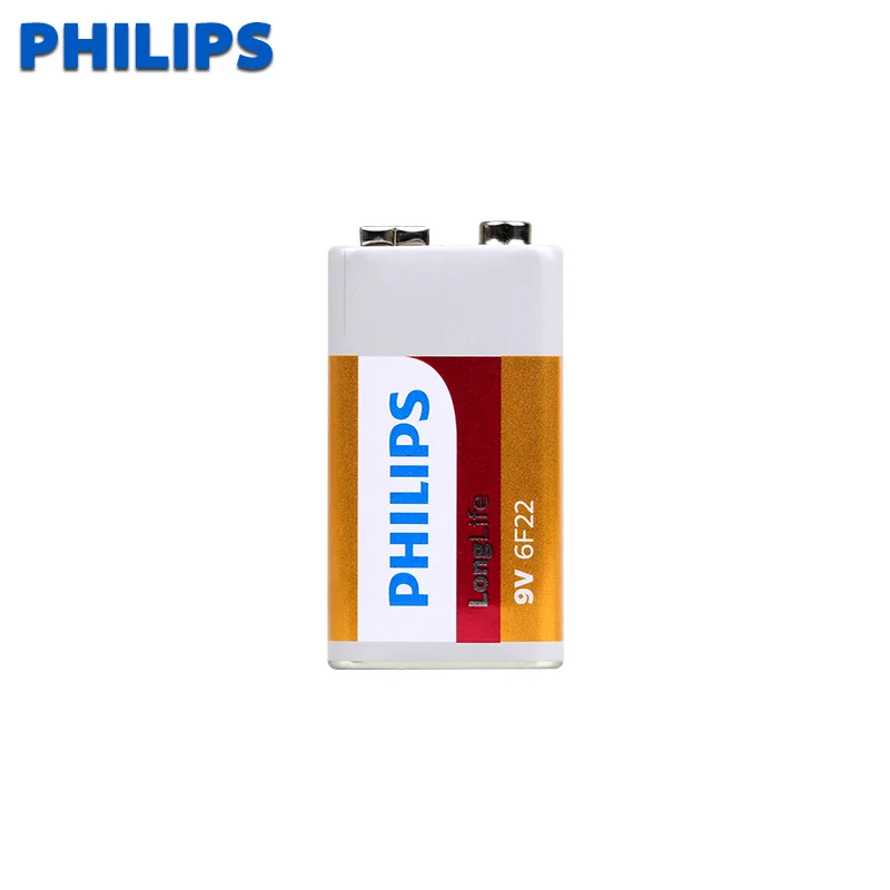 2 шт./philips PP3 6F22 6LR61 MN1604 9 В сверхмощные сухие аккумуляторы не перезаряжаемые для