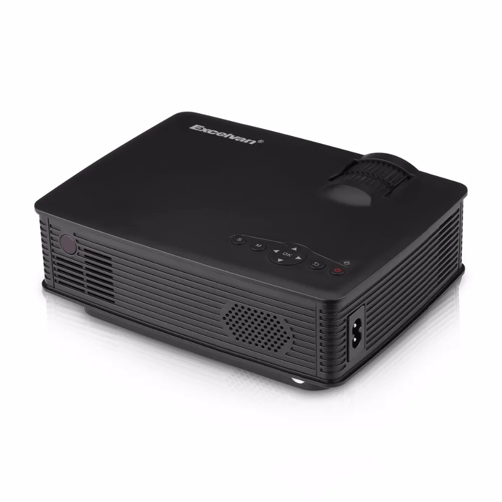 Excelvan GP9 EHD09 мини светодиодный проектор 800x480 пикселей Поддержка 1080P 1800 люмен Домашний кинотеатр HDMI/USB/SD/AV/3,5 мм GP-9 Proyector