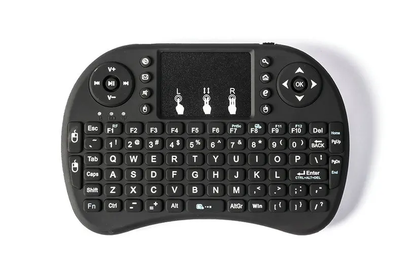 Tikigogo air mouse с сенсорной панелью i8 Мини Беспроводная клавиатура Пульт дистанционного управления русская английская раскладка для android smart tv box pc