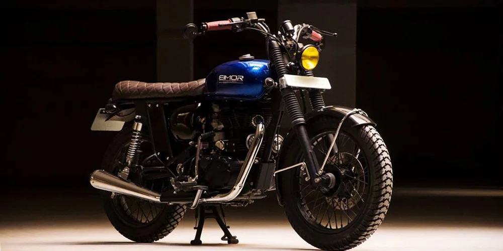 Хром Мотоцикл головной светильник желтый Cafe Racer головной светильник декоративный металлический светильник s светильник ing модифицированный мотоцикл задний светильник