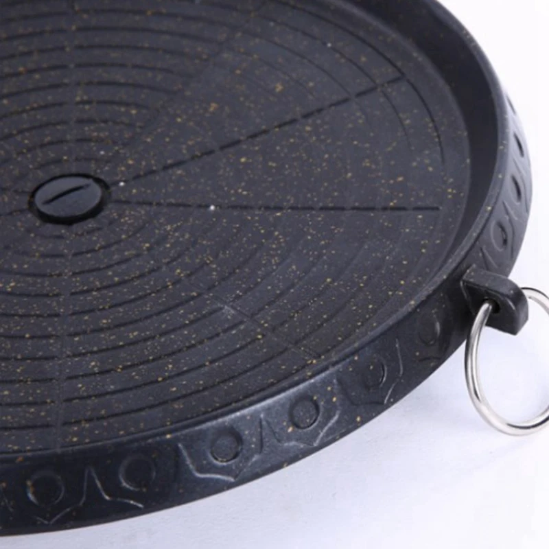 Корейское блюдо для барбекю выпечки круглое Maifan каменный противень домашний