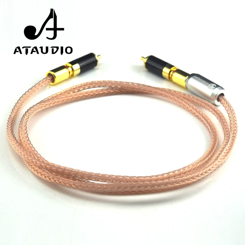 Цифровой коаксиальный кабель ATAUDIO Hi Fi RCA 75 Ом сабвуфер|rca to rca|rca toto rca |