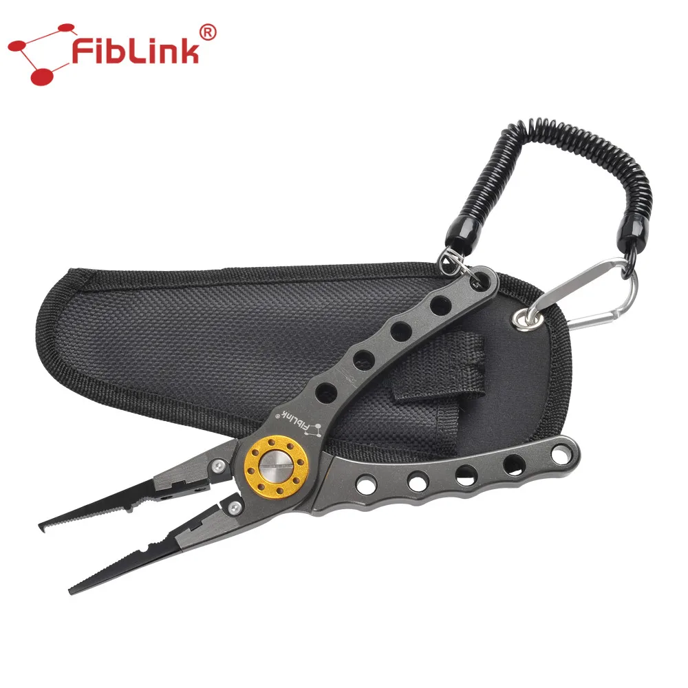 Рыболовные плоскогубцы Fiblink из алюминиевого сплава антикоррозийные Ножницы для