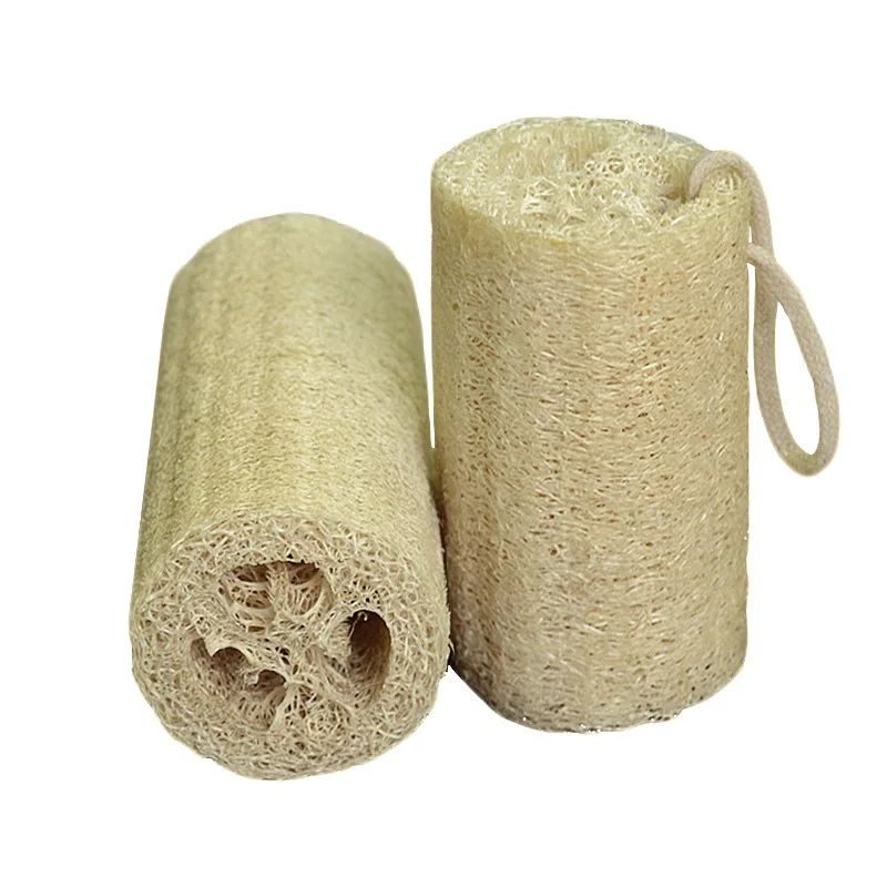 Loofah натуральная спа ванна мяч для тела пуховка щетка с жесткой щетиной