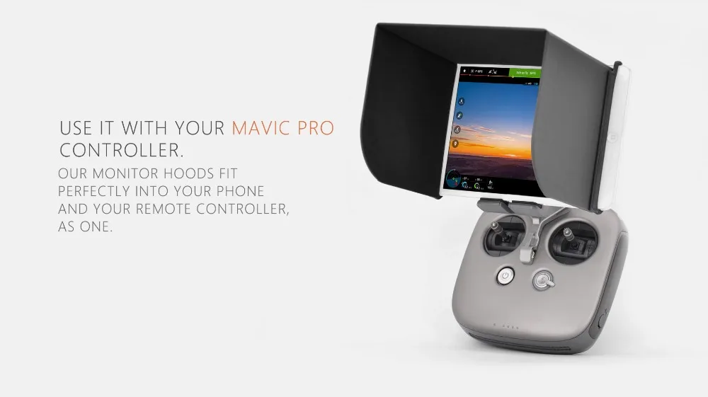 PGYTECH Monitor Hood for DJI Mavic Air Mavic Pro Phantom 4 pro Tablet phone Sun Hood For Mavic 2 Pro/Zoom drone accessories