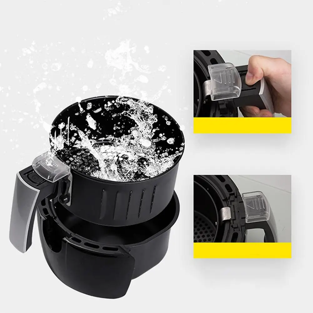Adoolla 220V 3.8L Household Intelligent Touch Screen Smoke-Free Electric Fryer