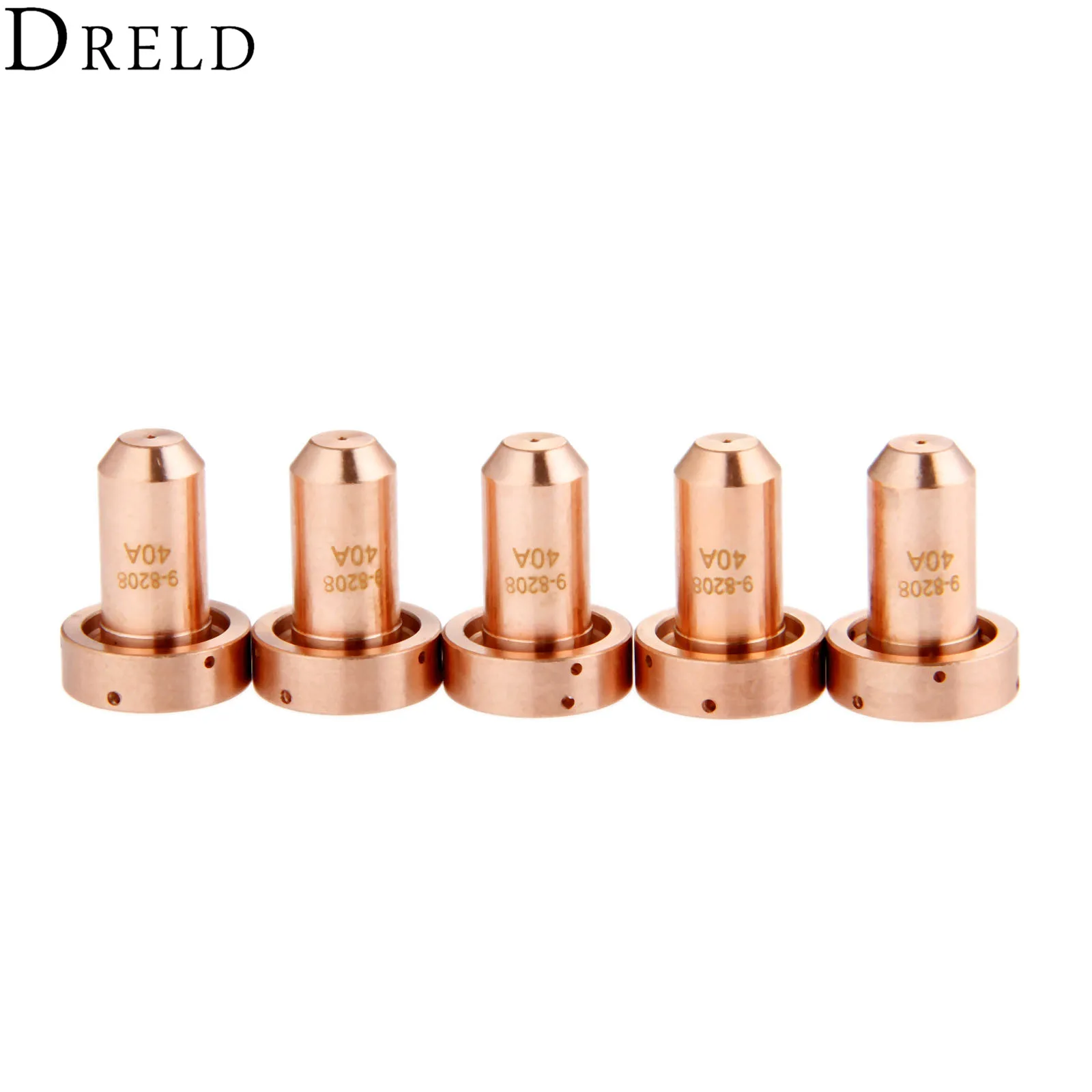 DRELD 5 шт. наконечник плазменной форсунки 9-8208 для SL60 SL100 Плазменные Завихритель аксессуары 40A сварочное оборудование для пайки
