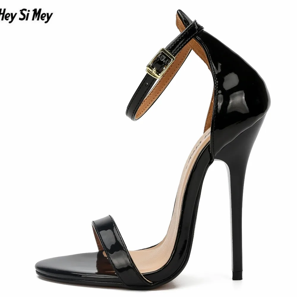 HSM zapatos mujer Женская обувь Обувь на шпильке Трансвеститы Босоножки каблуке 14 см