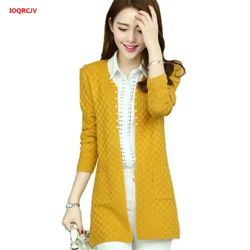 

Длинный кардиган женский, весна-осень 2019, Женский вязаный кардиган с длинным рукавом, зимний свитер, пальто, женская верхняя одежда, W898