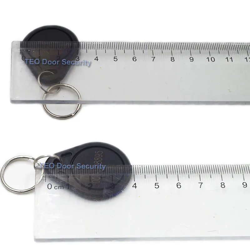 

Key Keyfobs Chain 125Khz RFID Proximity Cards ID Card Door Entry Access ID Token Tag Chain Black TK4100