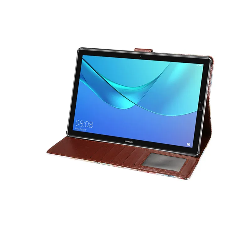 Умный чехол для Huawei MediaPad M5 10 8 Pro подставка + ручка планшета из искусственной кожи с