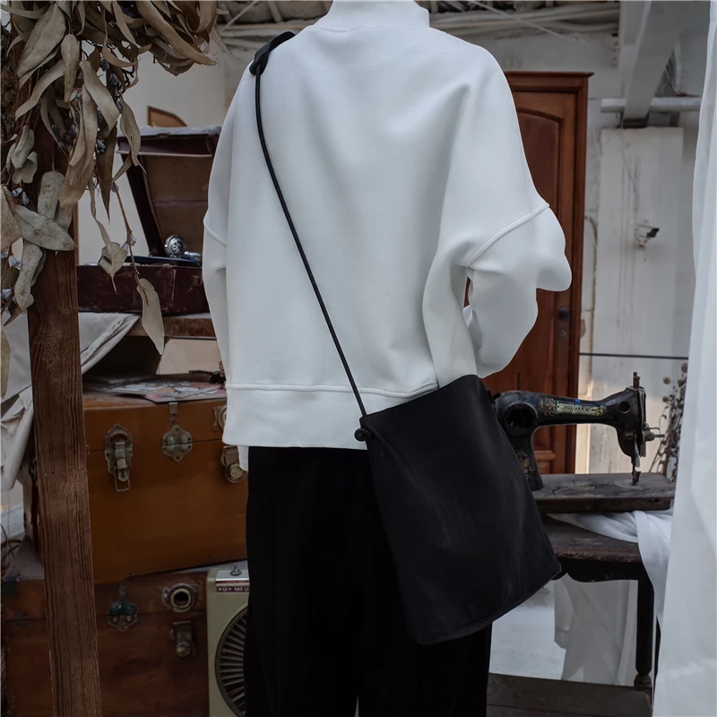 Новинка 2019 весенний черный свитер с высоким воротником и длинным рукавом