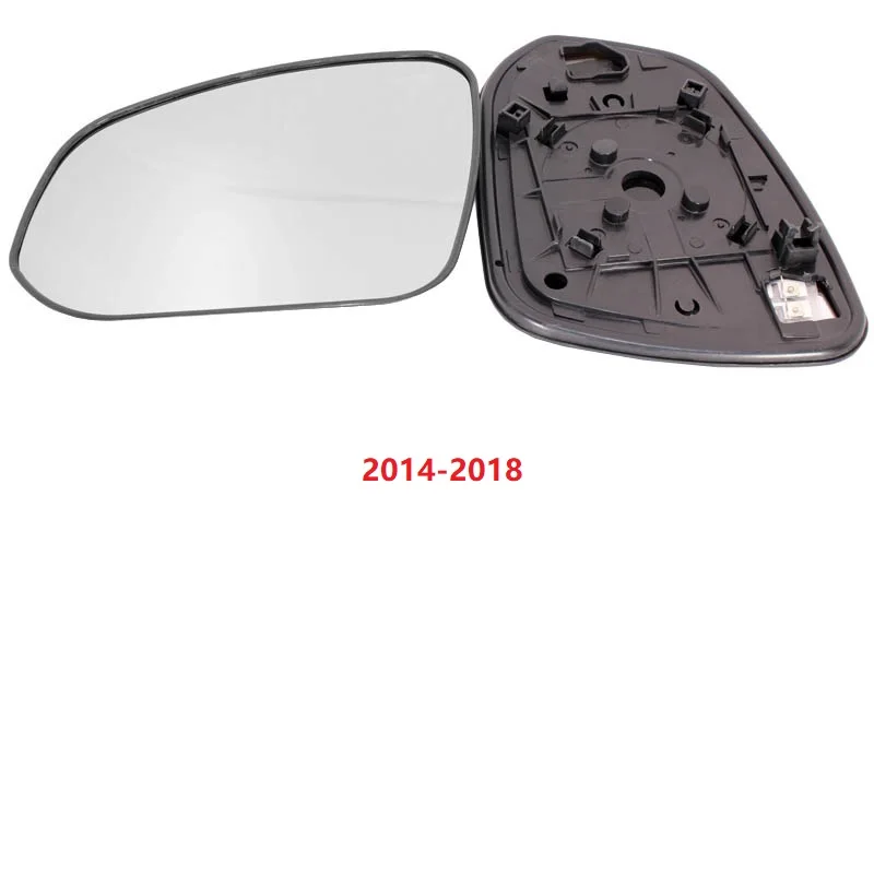 2014 to 2018 Зеркало заднего вида с широким обзором, боковое зеркало с подогревом, стекло с нагревателем для Toyota Highlander - Цвет: 2014 to 2018