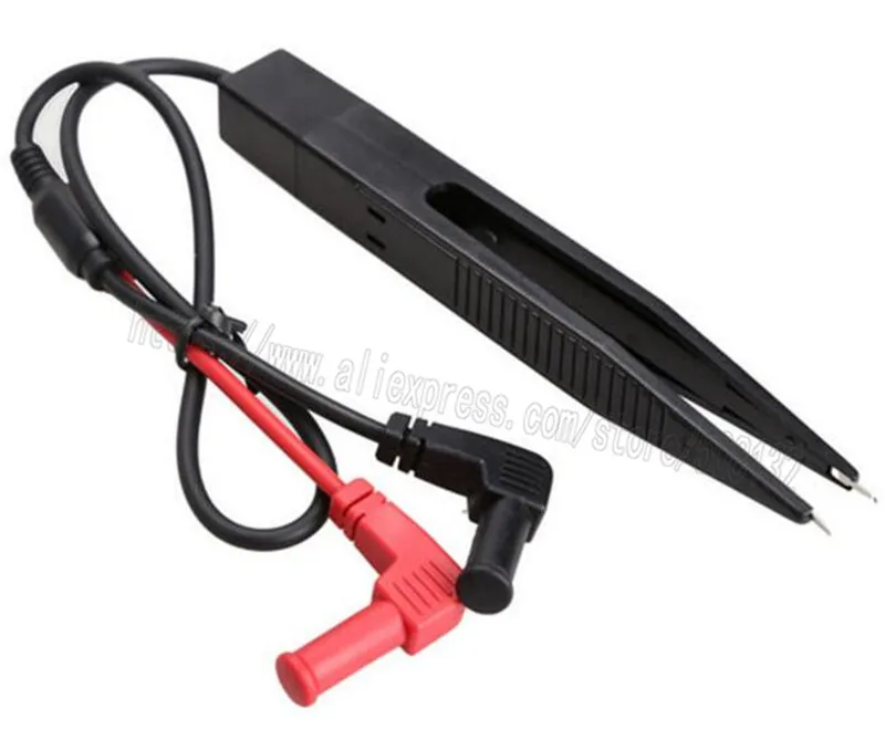 Пинцет для тестирования SMD провод с зажимом втулка вилкой типа банан 4 мм