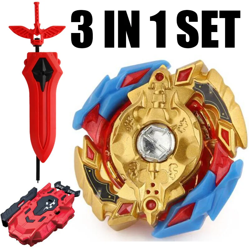 

B-X TOUPIE BURST BEYBLADE Spinning Top STARTER B-86 Gold Vesion Toys W/ NEW Sword LR Launcher