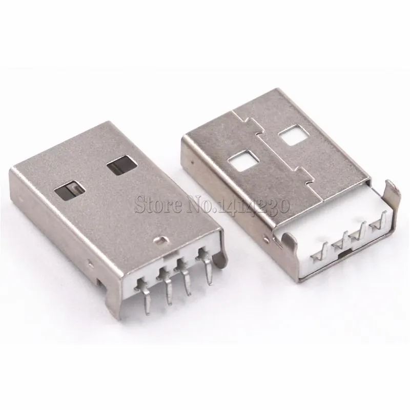 

10 шт., разъёмы USB 2,0 типа А, 90 градусов