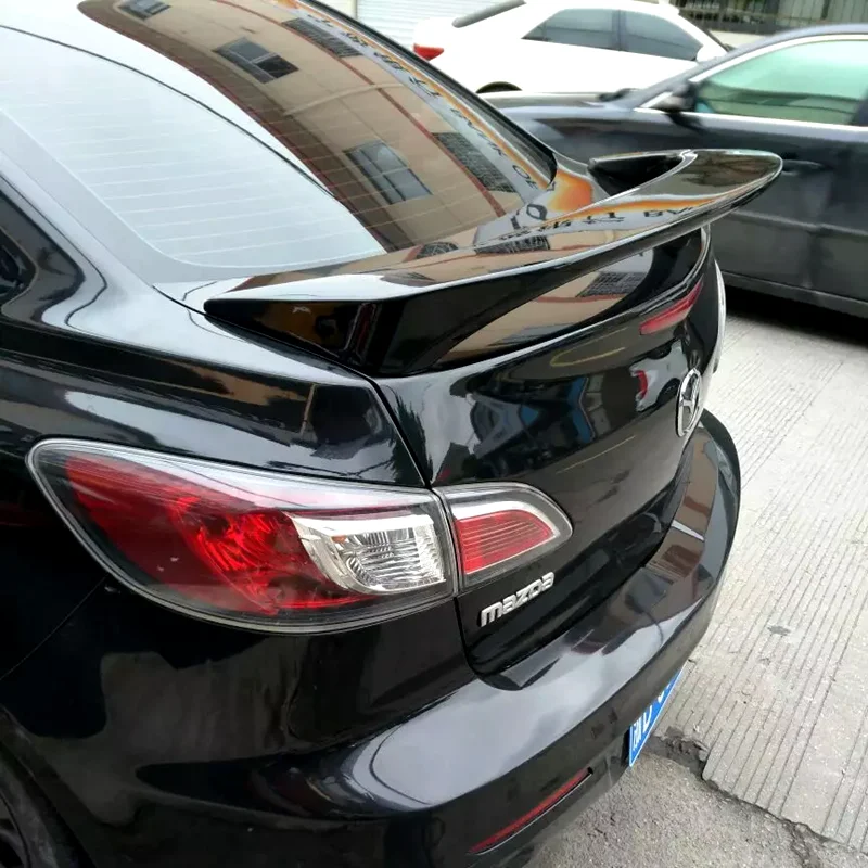 Для Mazda 6 2009 2013 спойлер высокого качества ABS Материал заднее крыло автомобиля