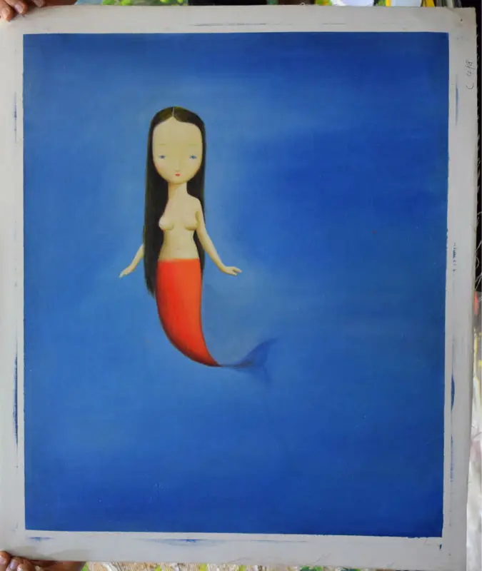 

Oil Painting Hand Painted Canvas Modern Home Decoration Wall Art Picture for Living room Liu Yue Painting 20x24Inch E016